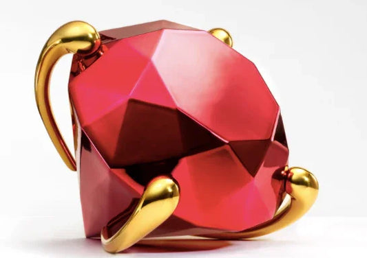 Red Diamond by Jeff Koons